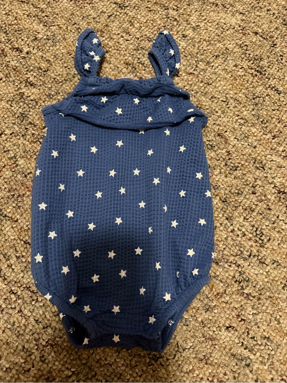 Cat & Jack Blue Star Infant Romper